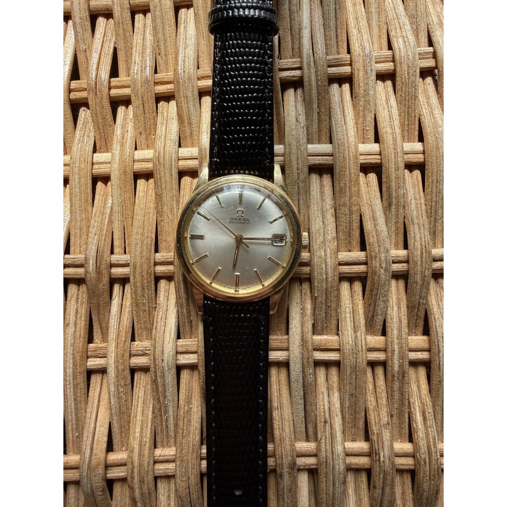 1966 Vintage Omega Automatic Watch Cal. 563 Champagne Dial KM6312 Swiss 17J